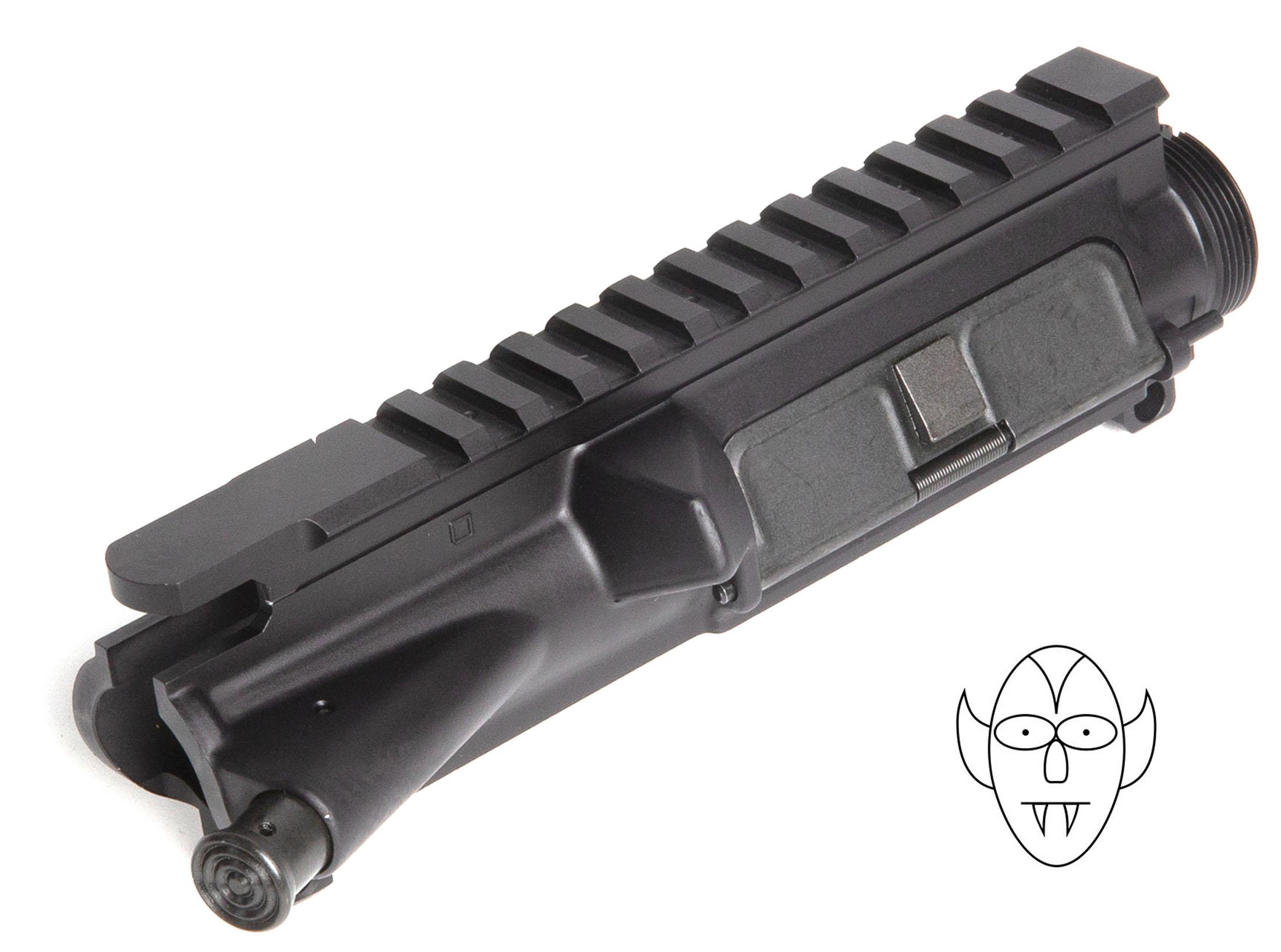 Geissele Automatics Super Duty Upper Receiver - Luna Black - BLEMULA